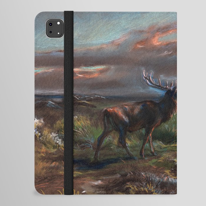 The Call of the Stag, 1890 by Rosa Bonheur iPad Folio Case