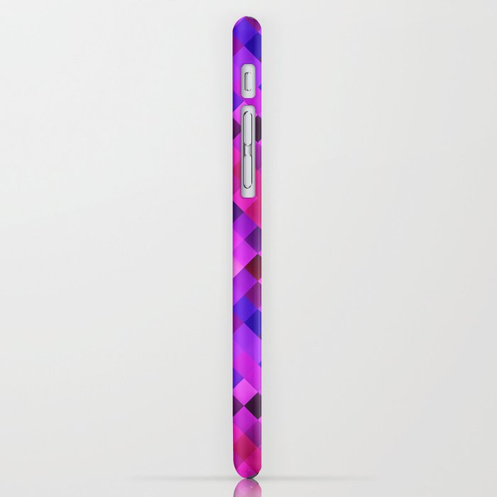 Purple Red Lilac Bright Squares Iphone Case By Textures Society6