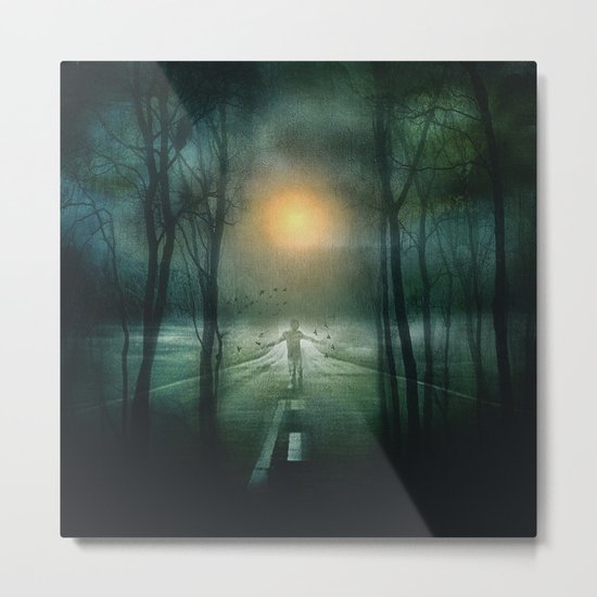 End of the Road Metal Print