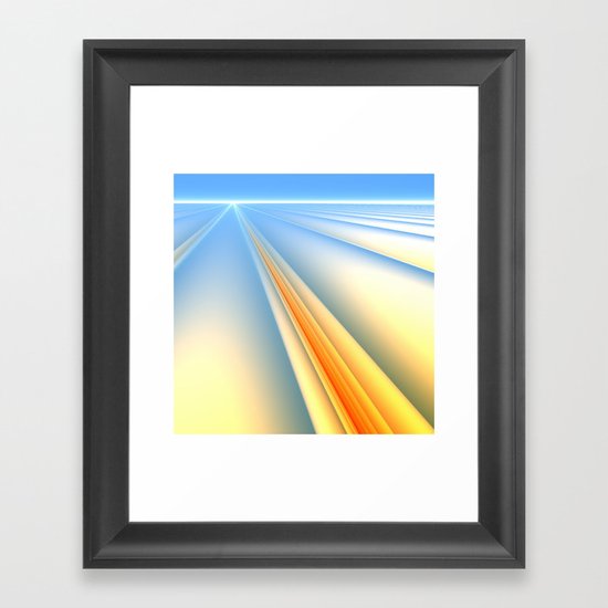 The Blinding Light of Day Framed Art Print