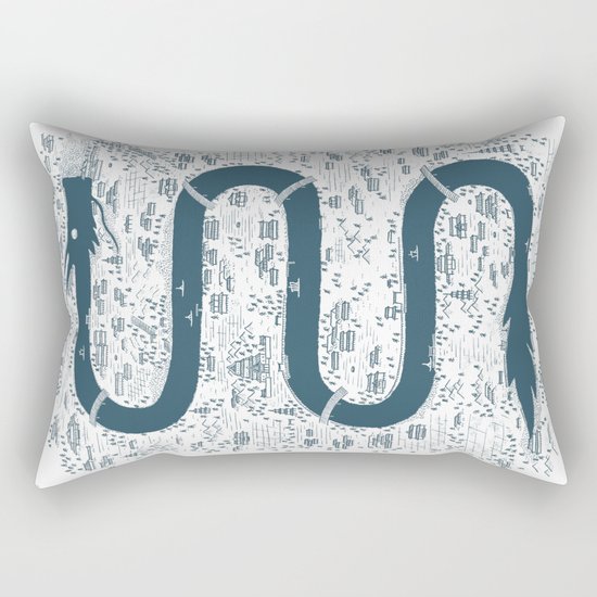 River Spirit Rectangular Pillow