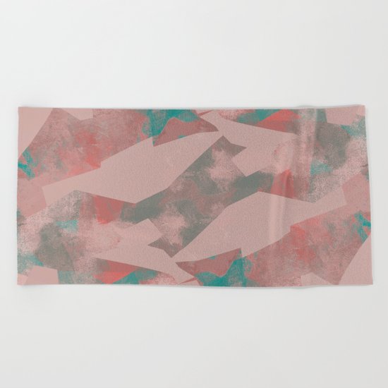 Camouflage XXX (color version) Beach Towel