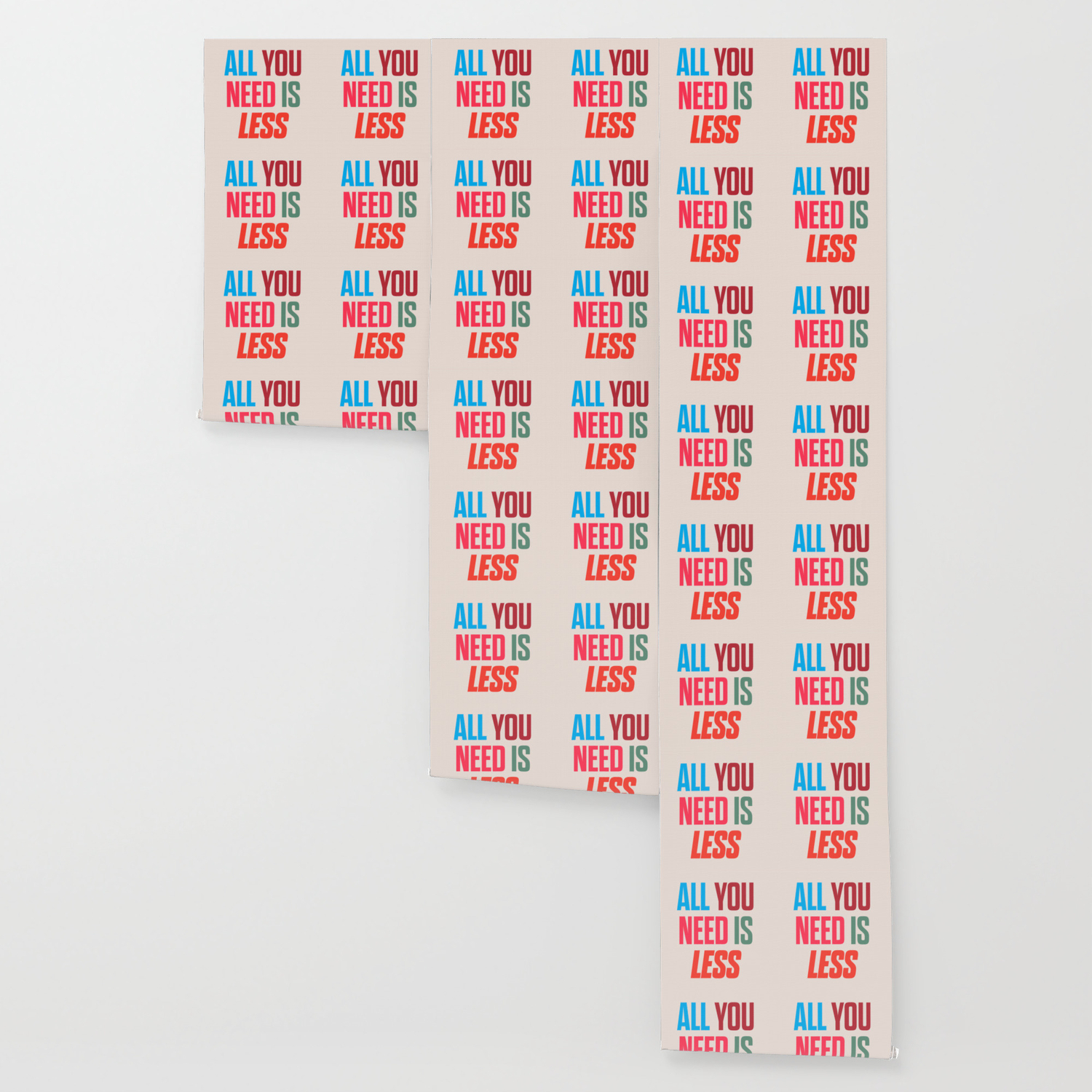 All You Need Is Less Positive Thinking Inspirational Quote Life Mantra Happiness Wallpaper By Stefanoreves Society6