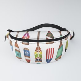 Paddles Lake Oars Colorful Fanny Pack