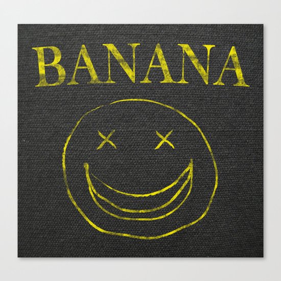 Banana Smile Canvas Print