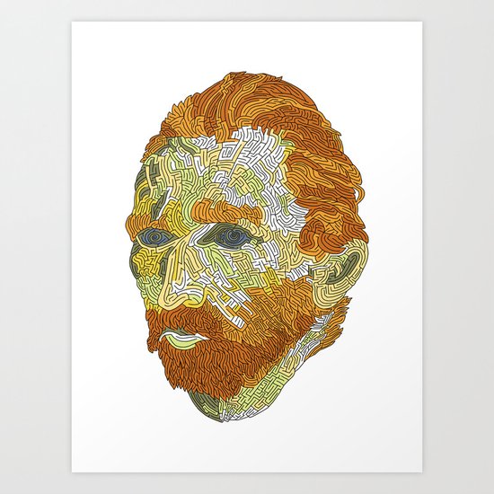 Who is Vincent van Gogh? Art Print