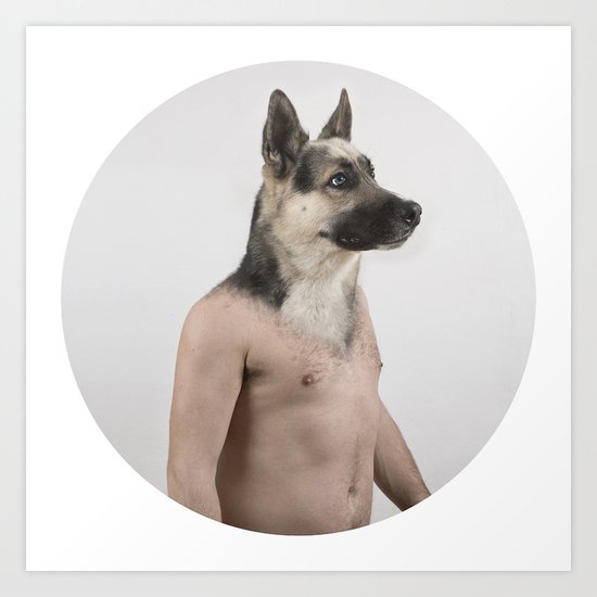 Therianthrope - Dog Art Print