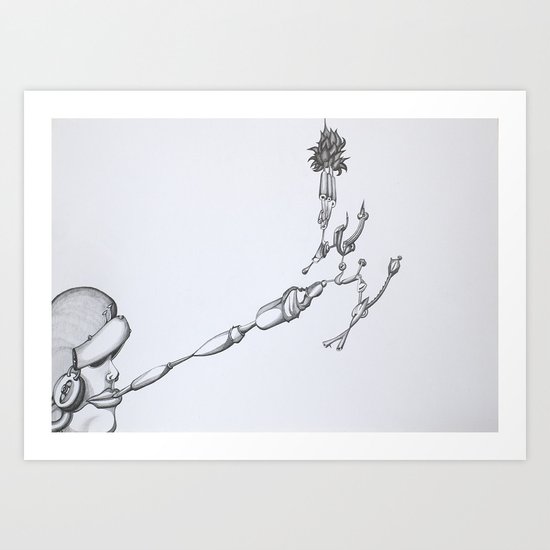 Smoking Art Print