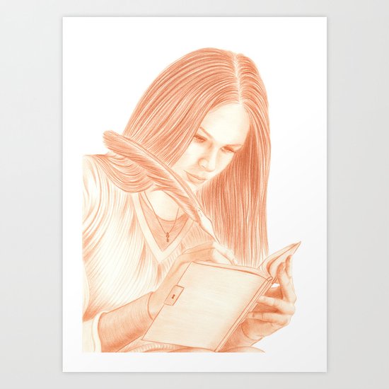 Dear Diary Art Print