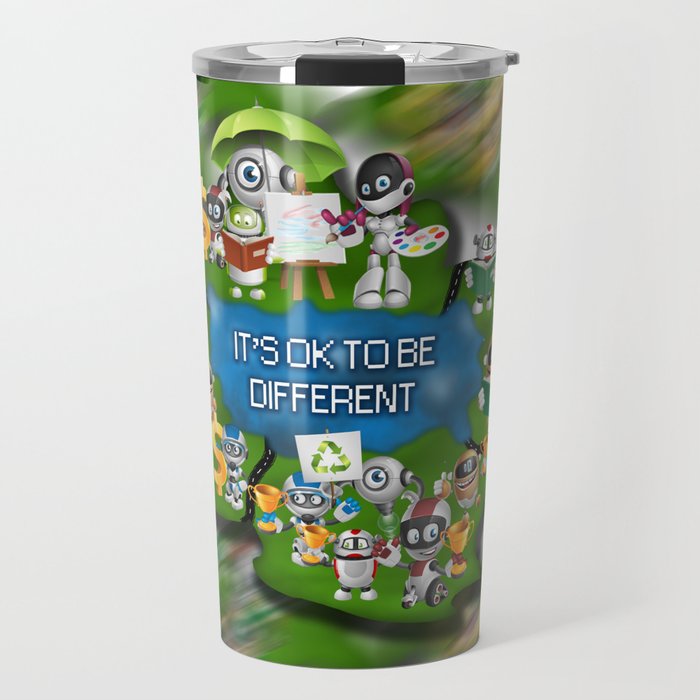 It's Ok To Be Different - Be Aware Travel Mug