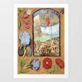 Seven Penitential Psalms - Master of Mary of Burgundy Art Print