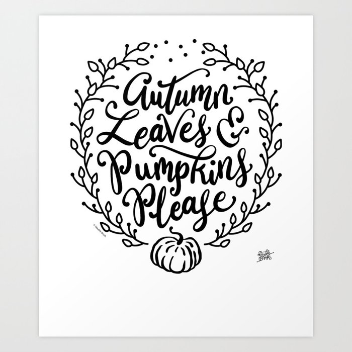 Pretty Fall Pumpkin Spice Wreath Autumn Leaves Pumpkins Please