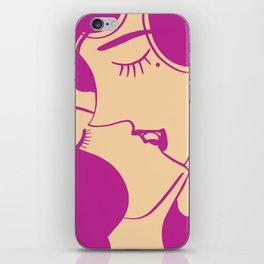 Fluffy French Kiss iPhone Skin
