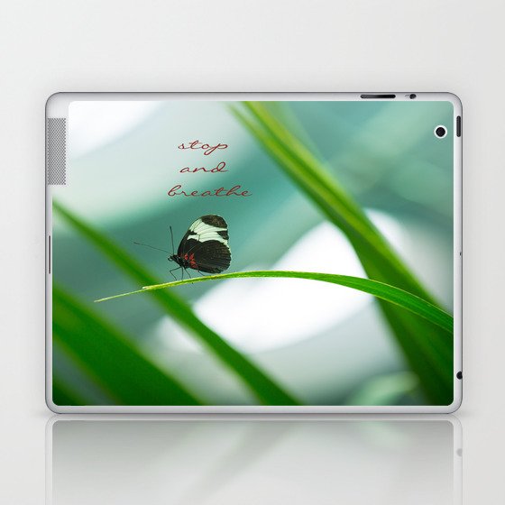 Stop and Breathe - A Reminder Laptop & iPad Skin
