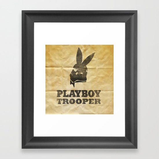 playboy trooper Framed Art Print