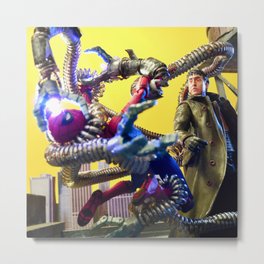 Spidey vs Doc Ock Metal Print | Doctor, Photo, Man, Comic, Comicbook, Spidey, Toy, Ock, Spider, Battle 