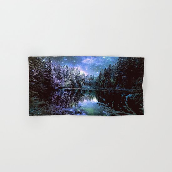 Mystical Winter Forest Hand & Bath Towel
