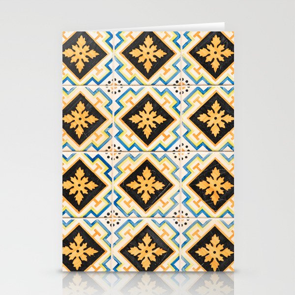 Vintage azulejos, traditional Portuguese tiles Stationery Cards