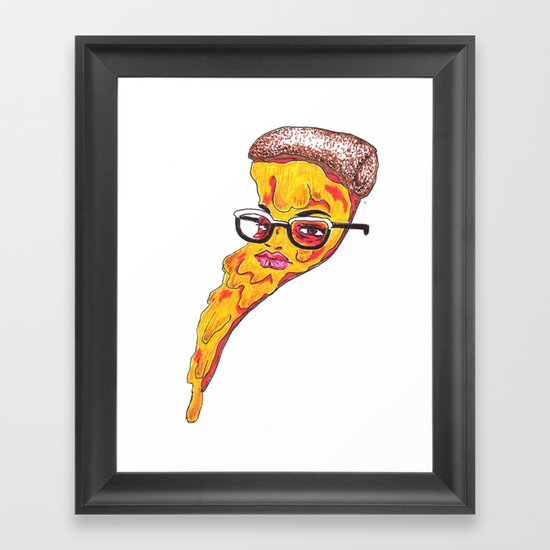 pixxa face Framed Art Print