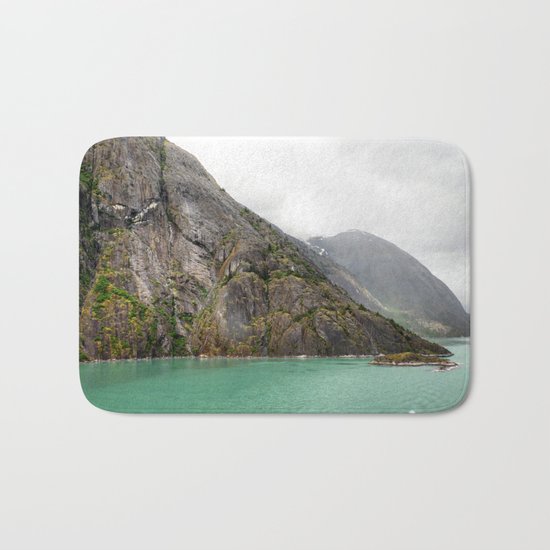 Endicott Arm Mountains Bath Mat