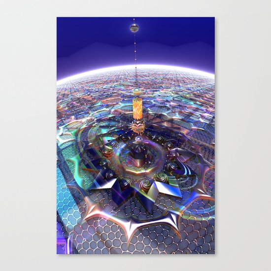 Big Top At Night Canvas Print
