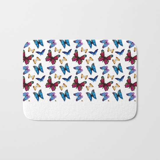 Butterflies Bath Mat