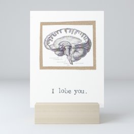 I Lobe You Mini Art Print