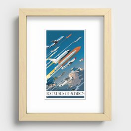 100 Years of Aviation Recessed Framed Print