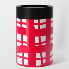 RED check Can Cooler