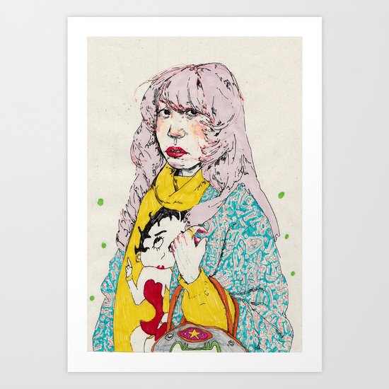 girl9 Art Print