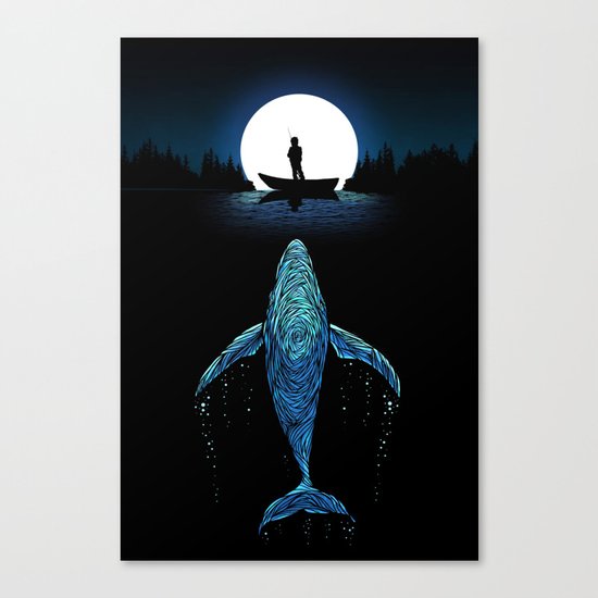 The Whale Canvas Print