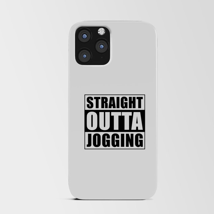 Jogger Saying Jogging Gift Jogging iPhone Card Case