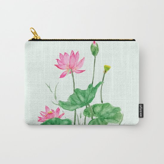 lotus flower Carry-All Pouch