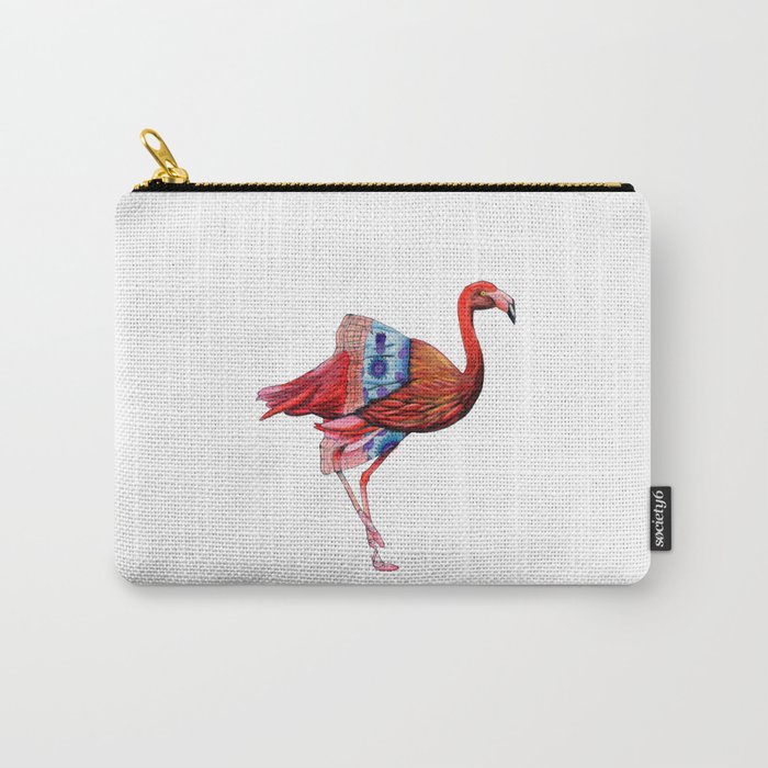 Flamingo Ballerina Carry-All Pouch