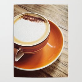 Cappuccino Froth Coffee Espresso Drink Poster