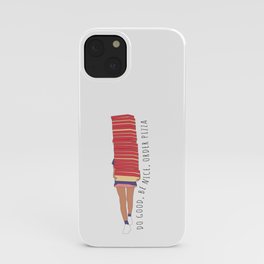 be good, be nice, order pizza iPhone Case