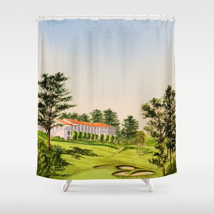 Olympic Golf Club 18th Hole Shower Curtain