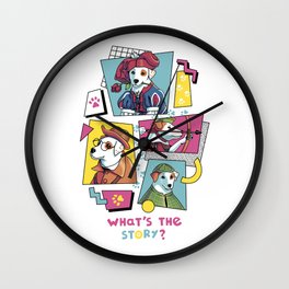 What's the Story, Wishbone? // Tv Show, 90s, Jack Russell Wall Clock | Drawing, Wishbonetvshow, Millenial, 90S, 90Snostalgia, Pbskids, 90Saesthetic, Doglovers, Dogbreed, Jackrussellterrier 