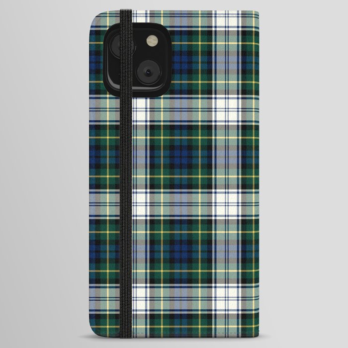 Clan Gordon Dress Tartan iPhone Wallet Case