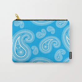 Blue paisleys Carry-All Pouch | Paisleyhomedecor, Paisleyart, Illustration, Paisleydecor, Paisleyshirt, Paisleyprint, Paisleydecoration, Vector, Digital, Paisleypillow 