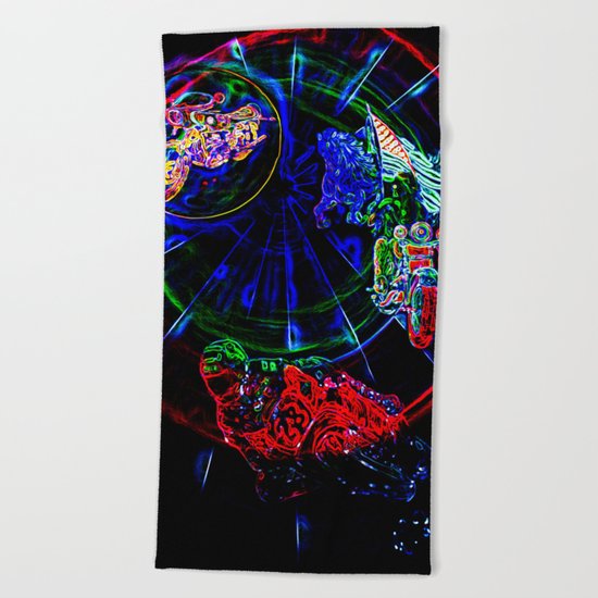 Abstract perfektion - Liberty Beach Towel