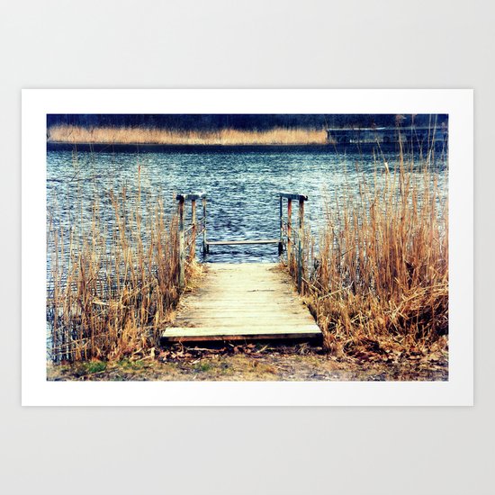 blue water Art Print
