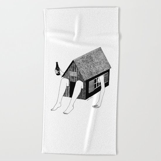 Sunday Chilling Beach Towel