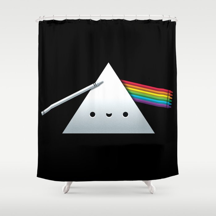 Dark side of the moon Shower Curtain