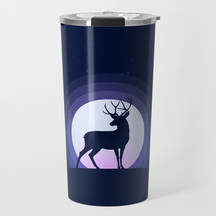 Deer Moon Travel Mug