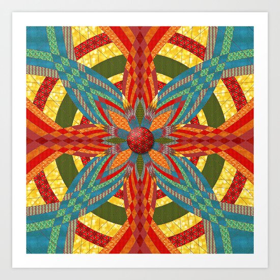 Thistle Pattern Art Print