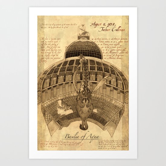 Cathedral of Water Art Print