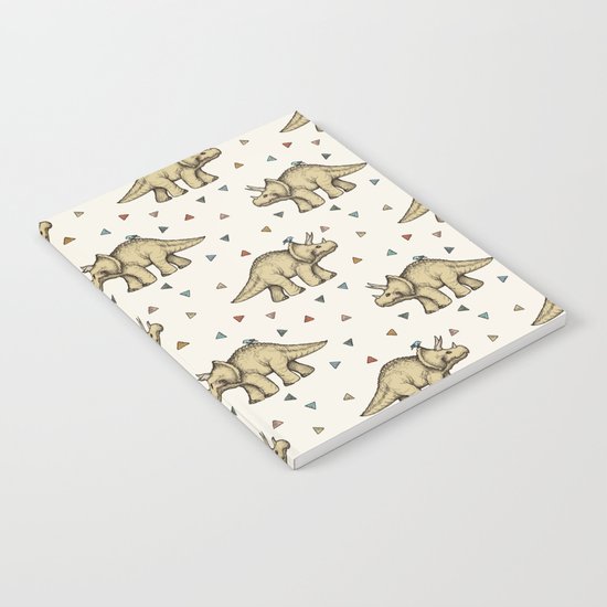 Triceratops & Triangles Notebook