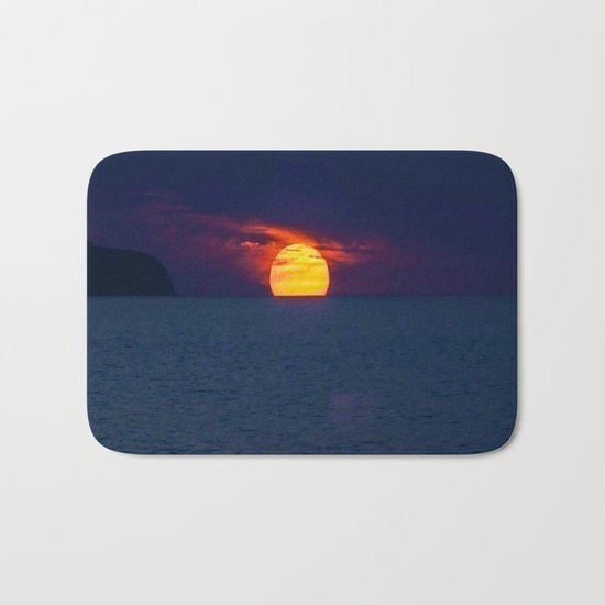 Moonlight on the Ocean Bath Mat