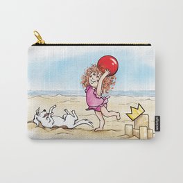 Princess Jo and Bo at the Beach Carry-All Pouch